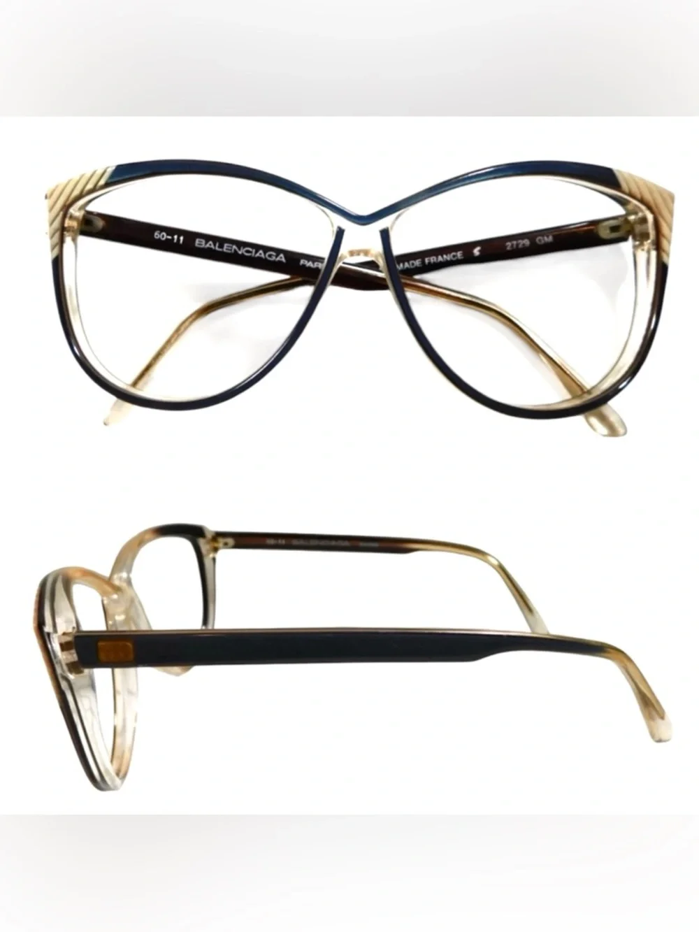 Vintage BALENCIAGA Frames for‎ Eyeglasses or Sunglassesc Handmade in Paris, New